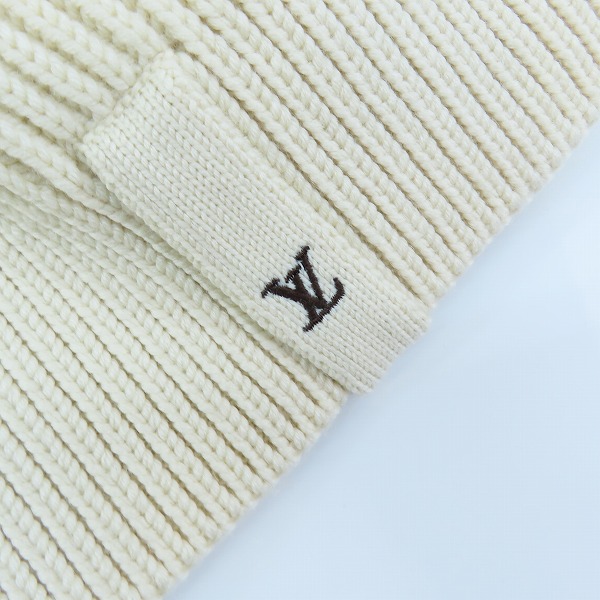 実際に弊社で買取させて頂いたLOUIS VUITTON/ルイ ヴィトン LVロゴ ジップアップ ドライバーズニット Mの画像 8枚目