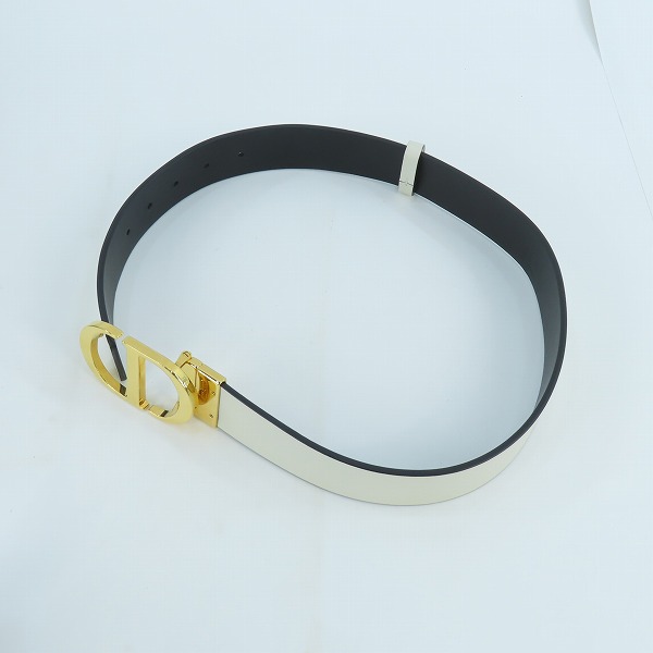 実際に弊社で買取させて頂いたChristian Dior/クリスチャンディオール  MONTAIGNE/モンテーニュ リバーシブルベルトの画像 6枚目