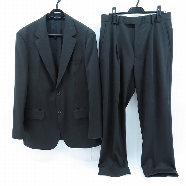 実際に弊社で買取させて頂いたWACKO MARIA/ワコマリア DORMEUIL/ドーメル テーラード ジャケット/パンツ セットアップ ブラック L/XL