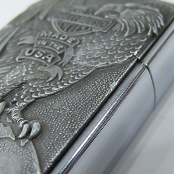 実際に弊社で買取させて頂いたZIPPO/ジッポー Harley-Davidson/ハーレーダビッドソン イーグル/ロゴ プレート デザイン 1998年製の画像 6枚目