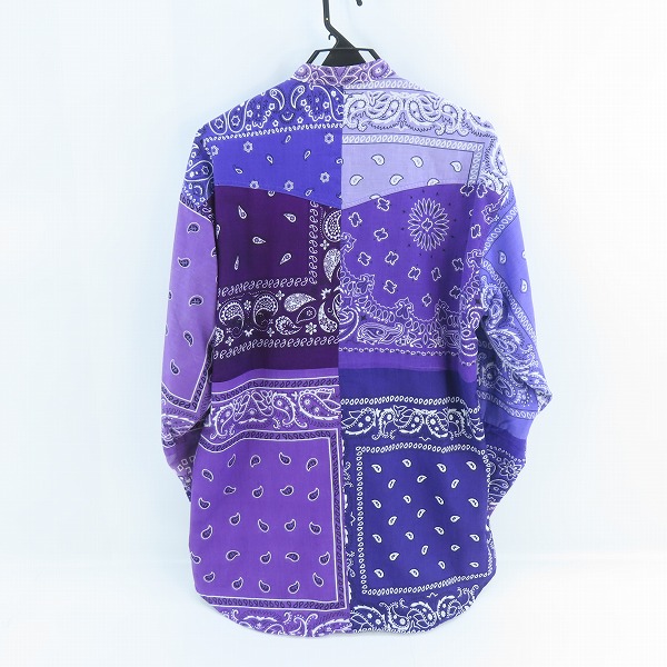 実際に弊社で買取させて頂いたChildren of the discordance/チルドレン オブ ザ ディスコーダンス ペイズリー柄 長袖 ノーカラーシャツ COTDSH-112/3の画像 1枚目