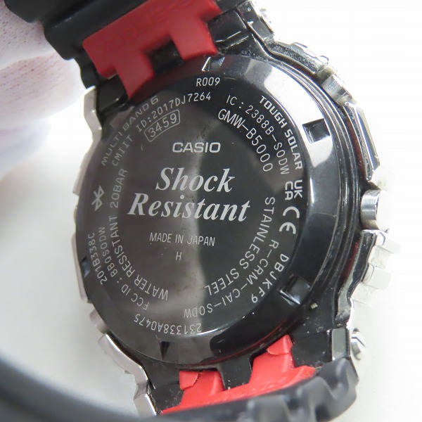 実際に弊社で買取させて頂いたG-SHOCK/Gショック フルメタルケース Bluetooth対応 電波ソーラー/マルチバンド6 腕時計/ウォッチ GMW-B5000-1JFの画像 3枚目