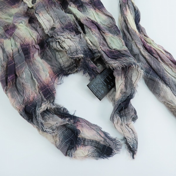 実際に弊社で買取させて頂いたL.G.B./ルグランブルー チェックシャツ SHIRT-G/TIPI/M 3の画像 5枚目