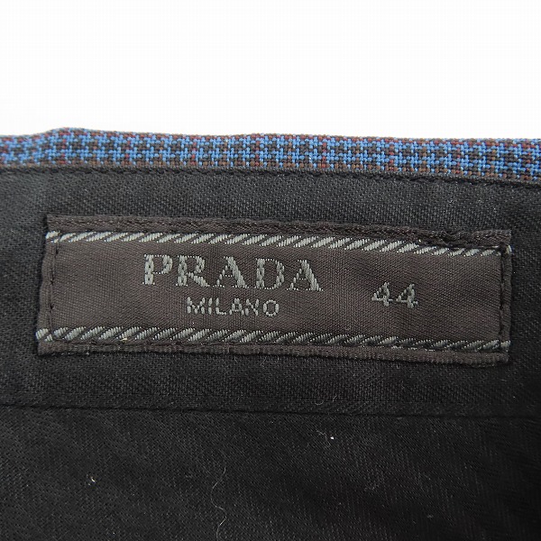 実際に弊社で買取させて頂いたPRADA/プラダ バージンウール スラックスパンツ/44の画像 3枚目