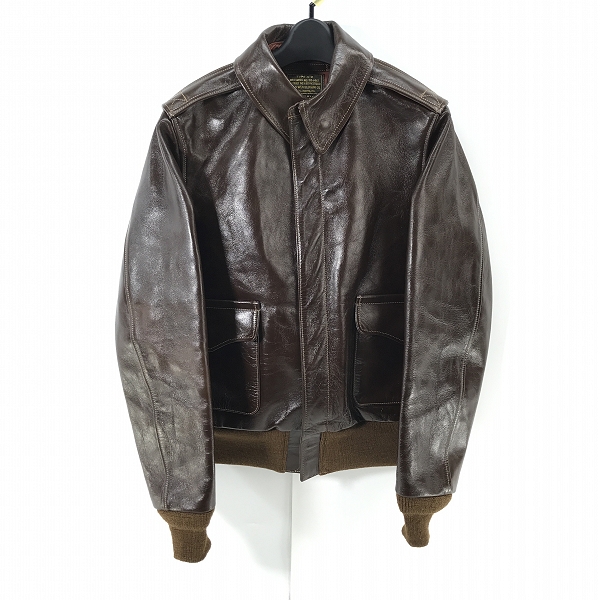 実際に弊社で買取させて頂いたBUZZ RICKSON'S/バズリクソンズ A-2 フライトジャケット BR80593/36