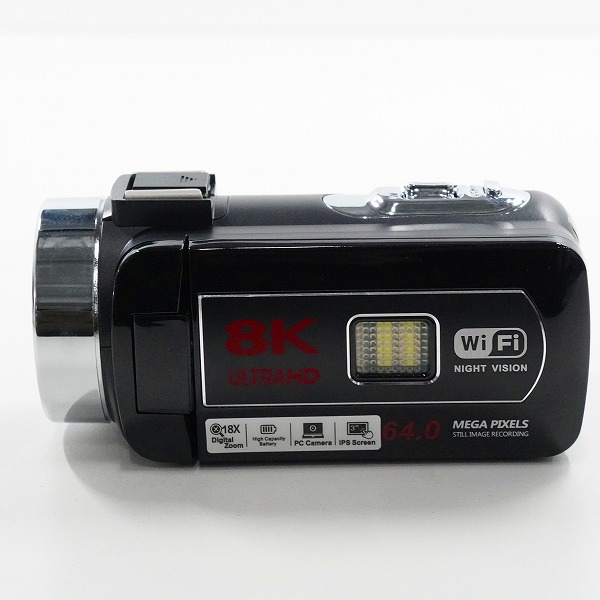 実際に弊社で買取させて頂いたノーブランド扱い CAMCORDER 8K ULTRA HD デジタルビデオカメラ 動作確認済みの画像 2枚目
