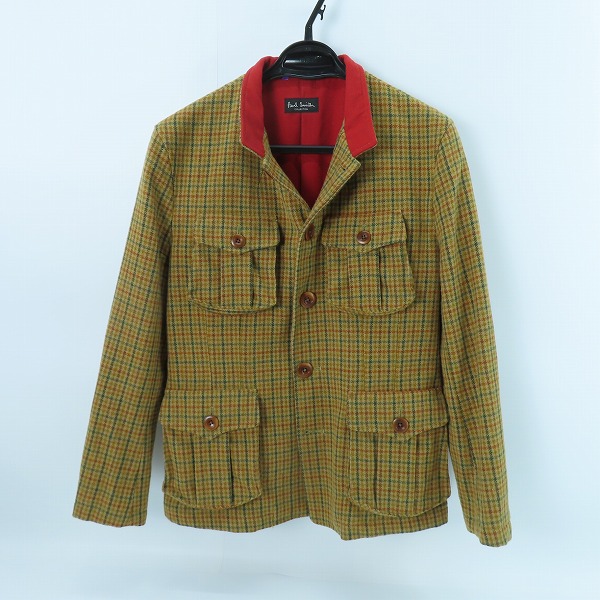 実際に弊社で買取させて頂いたPaul Smith COLLECTION/ポールスミス ウール チェック柄 テーラードジャケット/M