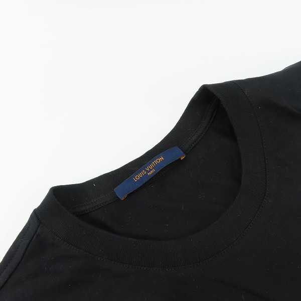 実際に弊社で買取させて頂いたLOUIS VUITTON/ルイヴィトン サークルロゴ Tシャツ ブラック RM202Q JC8 HAY50W/Lの画像 5枚目