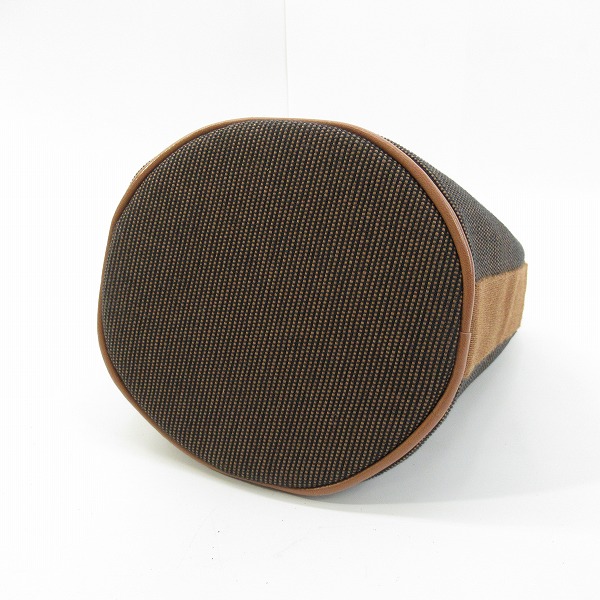 実際に弊社で買取させて頂いたHERMES/エルメス サクソーPM バケツ型 ハンドバッグ トワルアッシュブラウンの画像 2枚目