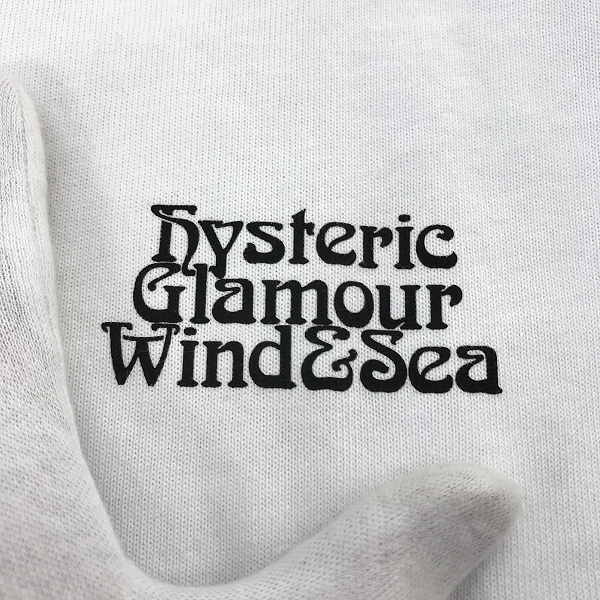 実際に弊社で買取させて頂いた【未使用】HYSTERIC GLAMOUR×WIND AND SEA/ヒステリックグラマー×ウィンダンシー プリント Tシャツ 02233ZI21400 /Lの画像 5枚目