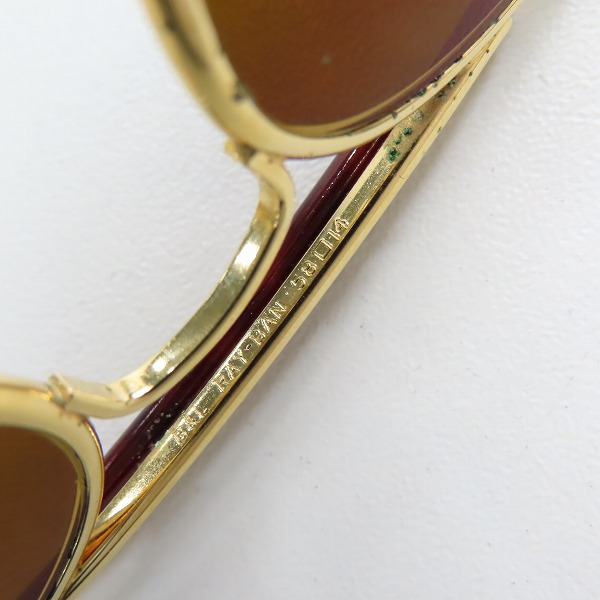 実際に弊社で買取させて頂いたRay-Ban/レイバン B&L/ボシュロム社製 ヴィンテージ/ビンテージ アウトドアーズマン ティアドロップ サングラス/アイウェアの画像 6枚目