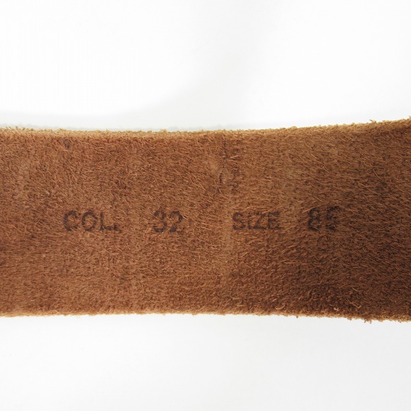 実際に弊社で買取させて頂いたDIESEL/ディーゼル ROYAL ROCK バックル レザーベルト 85の画像 7枚目