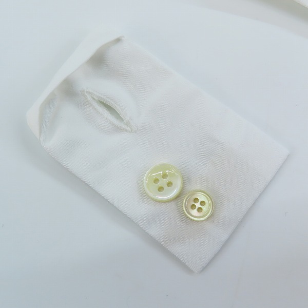 実際に弊社で買取させて頂いた(1)【未使用】SAINT LAURENT/サンローラン 17SS コットン ドレスシャツ 347342 YM16Q/36の画像 6枚目