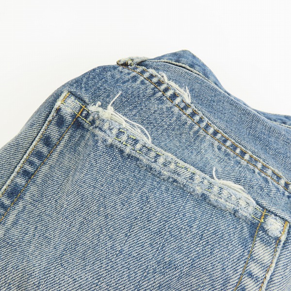実際に弊社で買取させて頂いたvisvim/ビズビム 20AW 渋谷PARCO限定 JOURNEYMAN PANTS TACKED CRASH PEERLESS デニムパンツ 0120305005004 1の画像 8枚目
