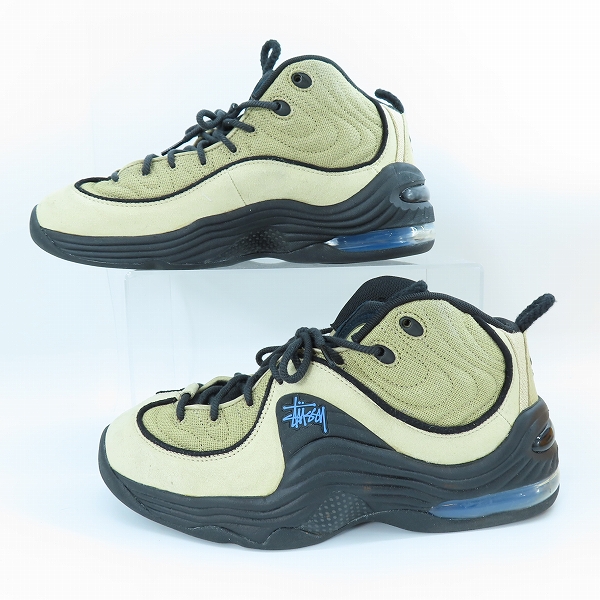 実際に弊社で買取させて頂いたNIKE×Stussy/ナイキ×ステューシー Air Penny 2 Rattan and Limestone スニーカー DX6934-200/27の画像 3枚目
