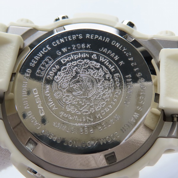 実際に弊社で買取させて頂いたG-SHOCK/Gショック FROGMAN フロッグマン 第6回 イルクジ タフソーラー GW-206K-7JRの画像 3枚目