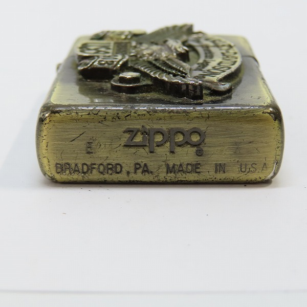 実際に弊社で買取させて頂いたZIPPO/ジッポー HARLEY-DAVIDSON/ハーレーダビッドソン THE AMERICAN LEGEND メタル貼り/1994年製の画像 3枚目