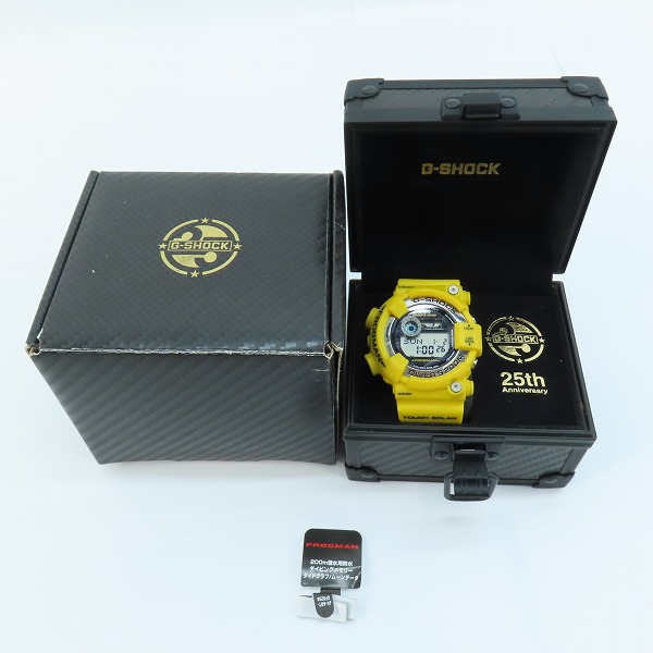 実際に弊社で買取させて頂いたG-SHOCK/Gショック 復刻版 FROGMAN/フロッグマン タフソーラー GF-8250-9JFの画像 8枚目