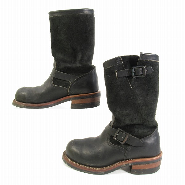 実際に弊社で買取させて頂いたCHIPPEWA × LIMI feu/チペワ × リミ フゥ ロングブーツ エンジニアブーツ/93300/6.5Eの画像 3枚目