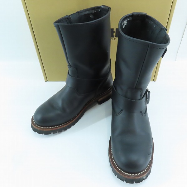 実際に弊社で買取させて頂いたSchott/ショット Engineer Boots エンジニア レザーブーツ S23001 /26
