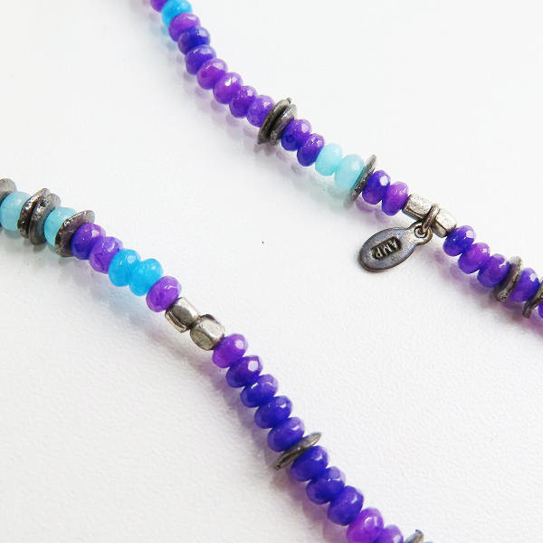 実際に弊社で買取させて頂いたAMP JAPAN/アンプジャパン ビーズ ネックレス パープル/ブルー