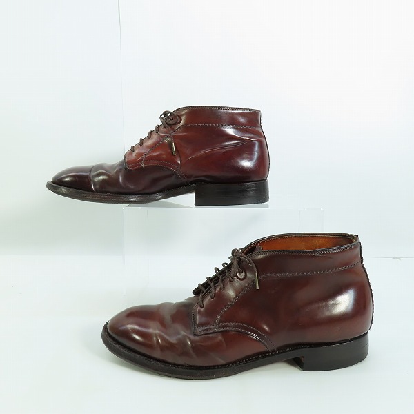 実際に弊社で買取させて頂いたALDEN/オールデン 6アイレット チャッカブーツ/レザー シューズ 8648/7.5の画像 3枚目