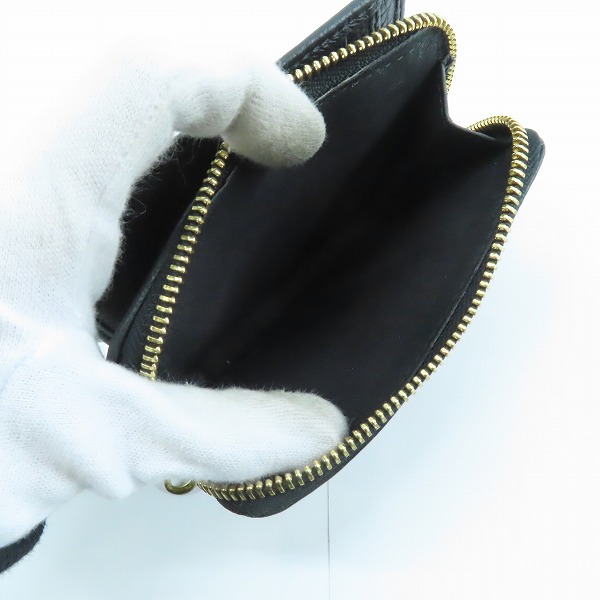 実際に弊社で買取させて頂いたA.P.C./アーペーセー EMMANUEL ZIP WALLET コンパクトウォレット 二つ折り財布 PXBJQ H63087の画像 4枚目
