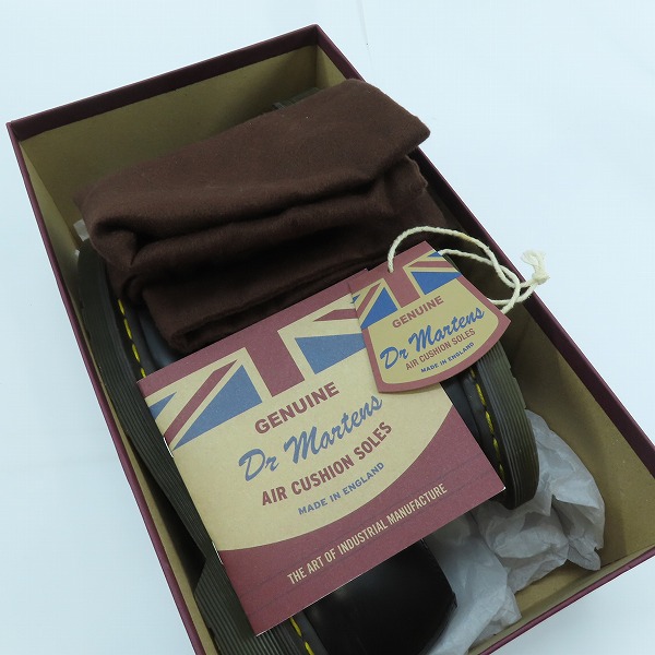 実際に弊社で買取させて頂いたDr.Martens×COMME des GARCONS/ドクターマーチン×コムデギャルソン サイドゴア リング シューズ  イングランド製 UK8の画像 9枚目