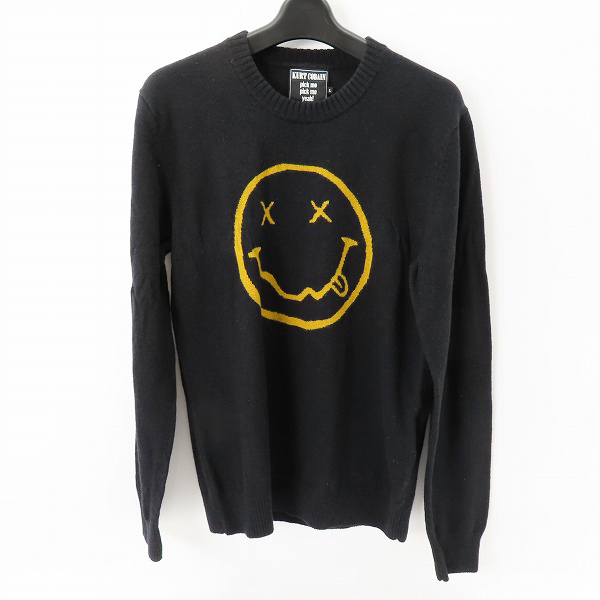 実際に弊社で買取させて頂いたHYSTERIC GLAMOUR/ヒステリックグラマー KURT COBAIN/カートコバーン ウール/カシミヤ セーター 0293NS11 /L
