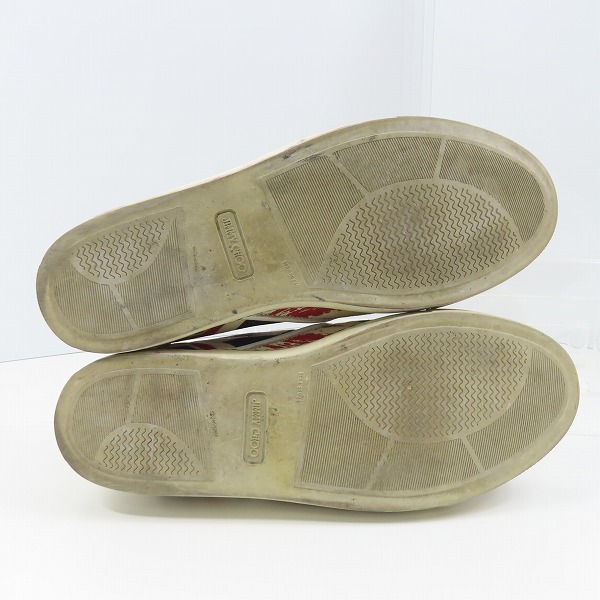 実際に弊社で買取させて頂いたJIMMY CHOO/ジミーチュウ ユニオンジャック柄 スリッポン/41の画像 2枚目