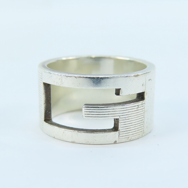 実際に弊社で買取させて頂いたGUCCI/グッチ Gロゴ リング 17.5-18.5号の画像 1枚目