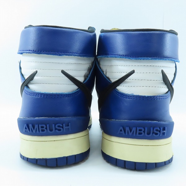実際に弊社で買取させて頂いたNIKE×AMBUSH/ナイキ×アンブッシュ DUNK HIGH DEEP ROYAL/ダンクハイ ディープロイヤル CU7544-400/28.5の画像 1枚目