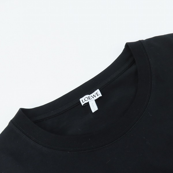実際に弊社で買取させて頂いたLOEWE /ロエベ アナグラムロゴ刺繍 クルーネックＴシャツ Lの画像 5枚目