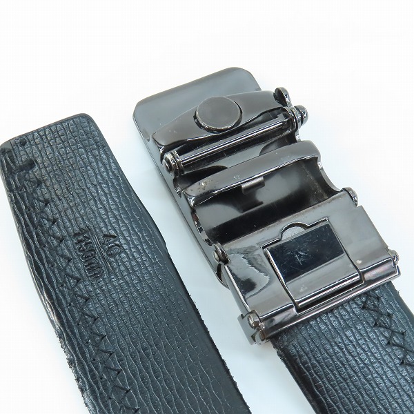 実際に弊社で買取させて頂いたHUGO BOSS/ヒューゴボス ベルト レザー/革 ブラック の画像 2枚目