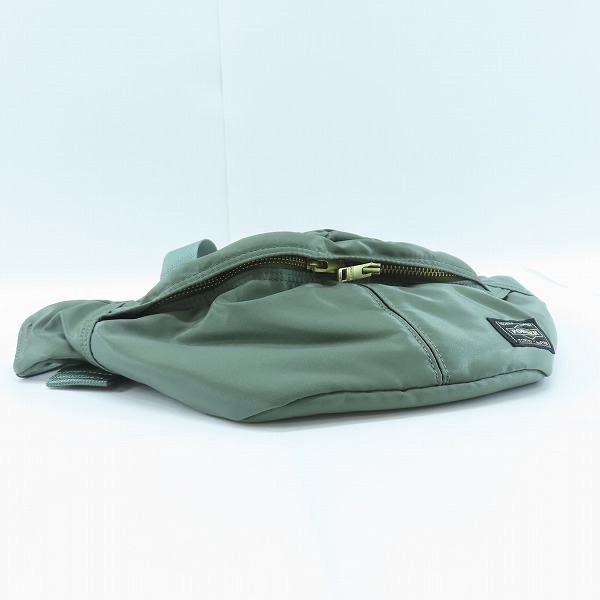 実際に弊社で買取させて頂いた(2)PORTER/ポーター TANKER WAIST BAG/タンカー ウエストバッグ セージグリーン/622-76629 の画像 2枚目