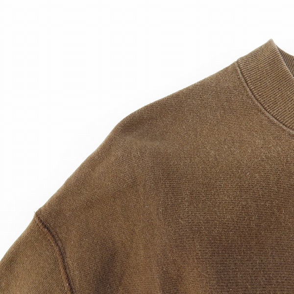 実際に弊社で買取させて頂いたA BATHING APE/アベイシングエイプ ロゴプリント スウェット ブラウン/Lの画像 8枚目