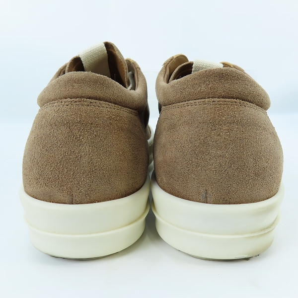 実際に弊社で買取させて頂いたRick Owens/リックオウエンス VINTAGE LOW SNEAKS ヴィンテージ ロー スエード レザー スニークス/スニーカー RU02A5893LVS/41の画像 1枚目