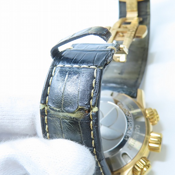 実際に弊社で買取させて頂いた【難有り】EDOX/エドックス クロノオフショア1 クロノグラフオートマチック 腕時計 01122-37RBU3-BUIR3-Lの画像 6枚目