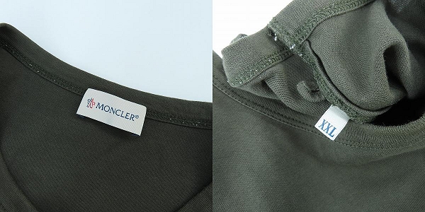 実際に弊社で買取させて頂いた【JPタグ】MONCLER/モンクレール ロンT 長袖Tシャツ カットソー E20918002950 V8096/XXLの画像 2枚目