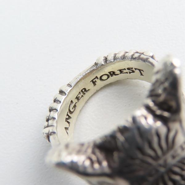 実際に弊社で買取させて頂いたGUCCI/グッチ ANGER FOREST LOVED XXV アンガーフォレスト ウルフヘッドリング/14号の画像 6枚目