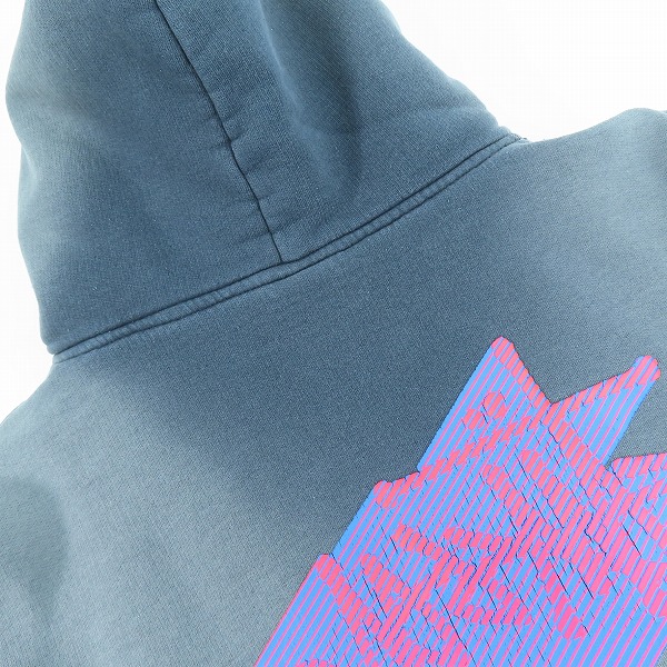 実際に弊社で買取させて頂いたSTUSSY/ステューシー ロゴプリント パーカー グレー /Lの画像 9枚目