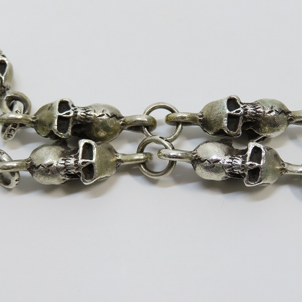 実際に弊社で買取させて頂いたSTANLEY GUESS/スタンリーゲス スカルウォレットチェーンの画像 5枚目