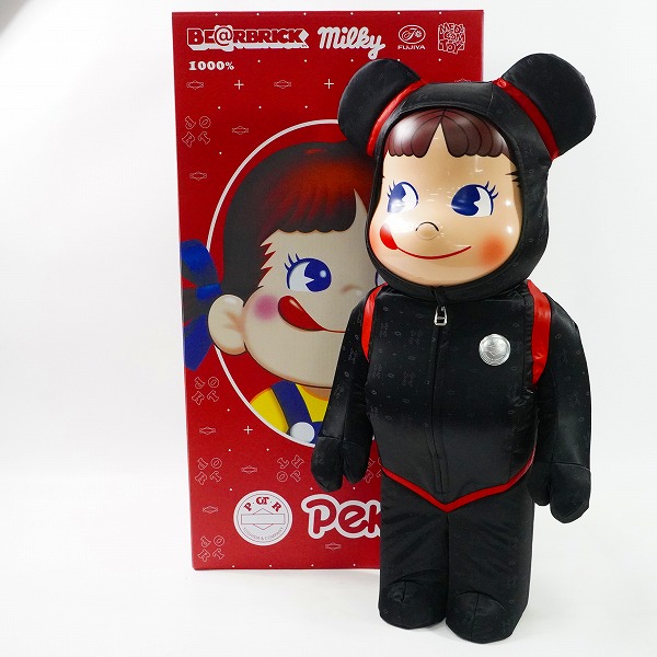 実際に弊社で買取させて頂いた★(3)未使用 MEDICOM TOY/メディコムトイ BE@RBRICK/ベアブリック 不二家×POTR Peko ペコちゃん 1000%