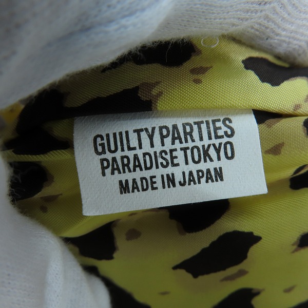 実際に弊社で買取させて頂いたWACKO MARIA/ワコマリア GUILTY PARTIES LEATHER DOWN JACKET レザー レオパード ダウンジャケット/Mの画像 3枚目