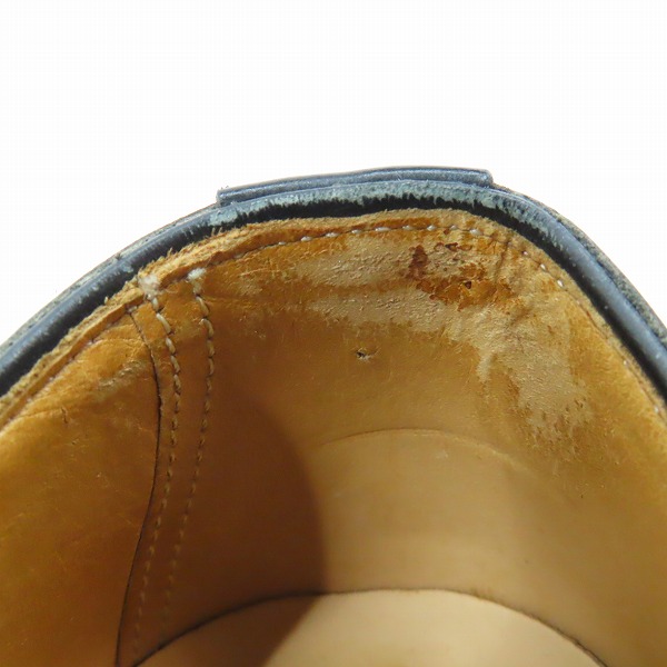 実際に弊社で買取させて頂いたChurch's/チャーチ SHANNON/シャノン プレーントゥシューズ 7313/55Fの画像 6枚目