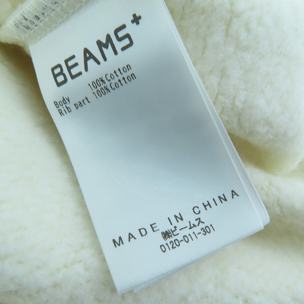 実際に弊社で買取させて頂いた【未使用】BEAMS PLUS/ビームスプラス 別注 PALACE/GRAPHIC CREW/スウェット 38-13-0218-156/Sの画像 3枚目