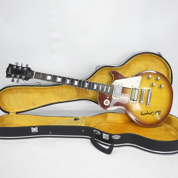 実際に弊社で買取させて頂いた★【難有り】Greco/グレコ レスポールスタンダードType ボルトオンネック グネコロゴ エレキギター ハードケース付 