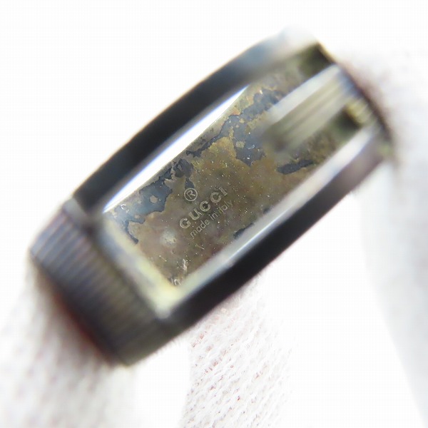 実際に弊社で買取させて頂いたGUCCI/グッチ Gロゴ リング 10-10.5号の画像 6枚目