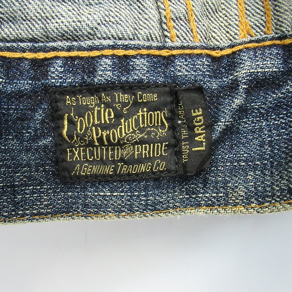 実際に弊社で買取させて頂いたCOOTIE/クーティー ヴィンテージ加工 3rd type/デニムジャケット/Lの画像 6枚目