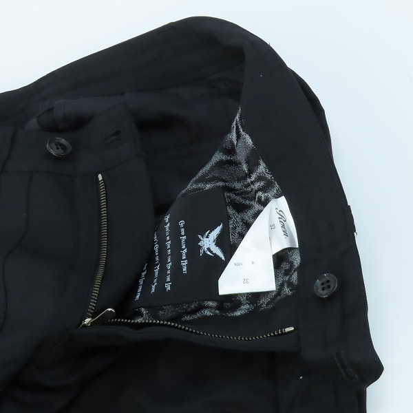 実際に弊社で買取させて頂いたRoen/ロエン ジップポケット ウール カーゴパンツ 70133011 /32の画像 5枚目